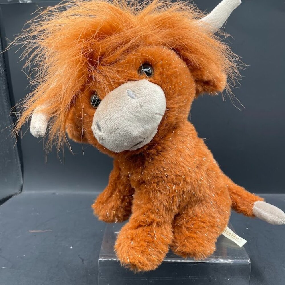 2024 Dan Dee Plush Animated Highland Cow Sings Old MacDonald Crazy Dances Works